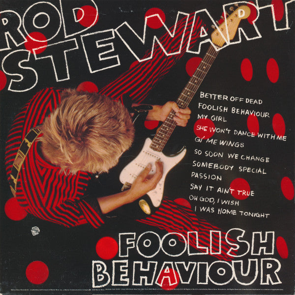 Rod Stewart : Foolish Behaviour (LP, Album, Eur)