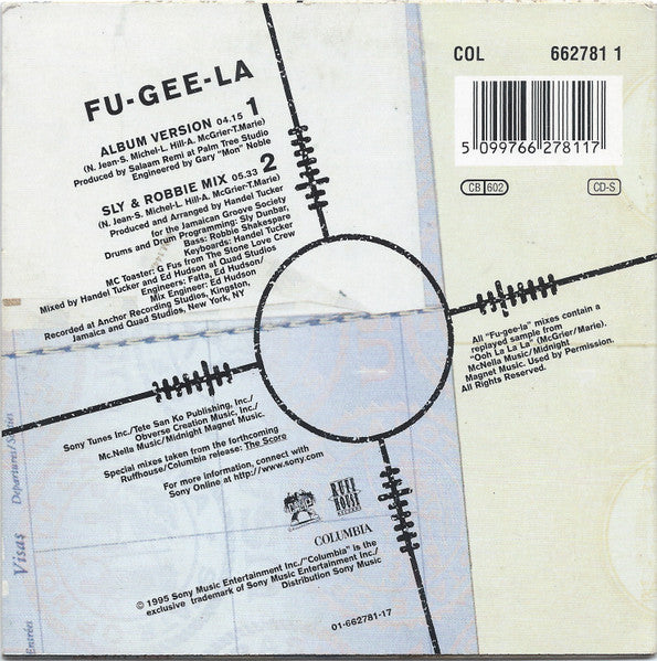 Fugees (Refugee Camp)* : Fu-Gee-La (CD, Single)
