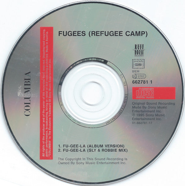 Fugees (Refugee Camp)* : Fu-Gee-La (CD, Single)