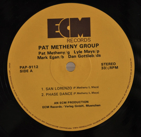 Pat Metheny Group : Pat Metheny Group (LP, Album)