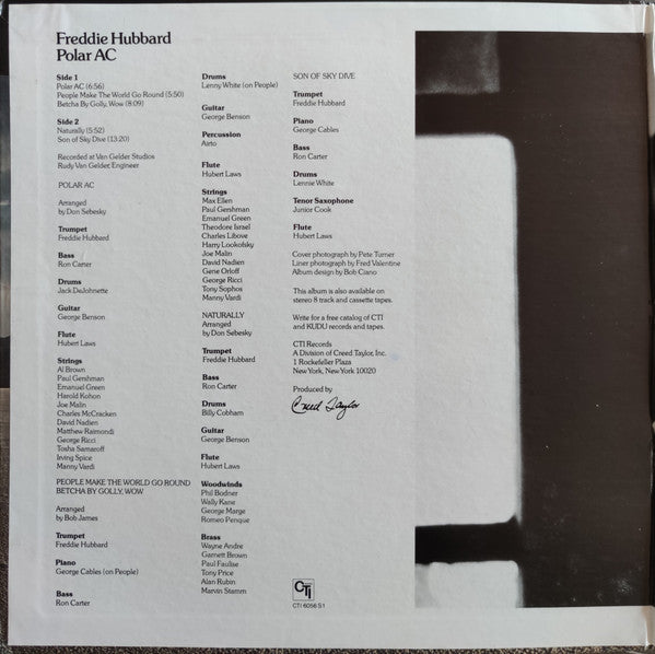 Freddie Hubbard : Polar AC (LP, Album, Promo, Gat)