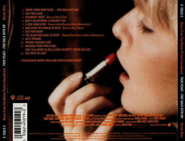 Angelo Badalamenti : Twin Peaks - Fire Walk With Me (CD, Album, SRC)