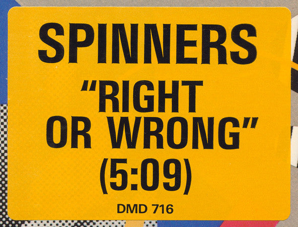 Spinners : Right Or Wrong (12", Maxi, Promo)