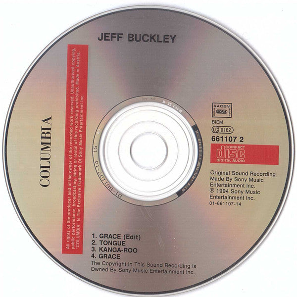 Jeff Buckley : Grace (CD, Maxi)