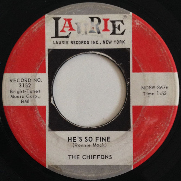 The Chiffons : He's So Fine / Oh My Lover (7", Single, Ind)