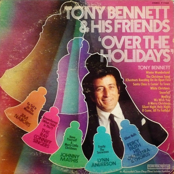 Tony Bennett, Various : Tony Bennett & His Friends Over The Holidays (LP, Comp)