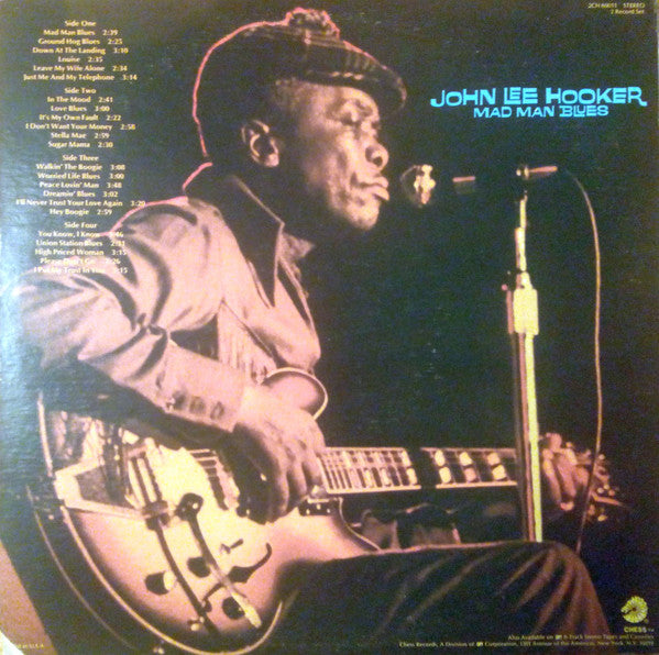John Lee Hooker : Mad Man Blues (2xLP, Comp)