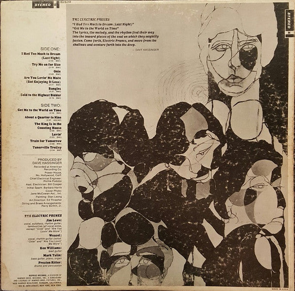The Electric Prunes : The Electric Prunes (LP, Album, Pit)