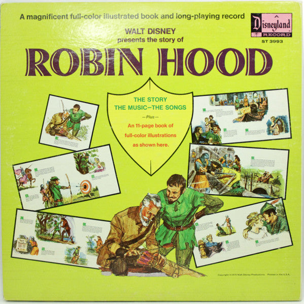 Dal McKennon : The Story Of Robin Hood (LP, Mono, RE)
