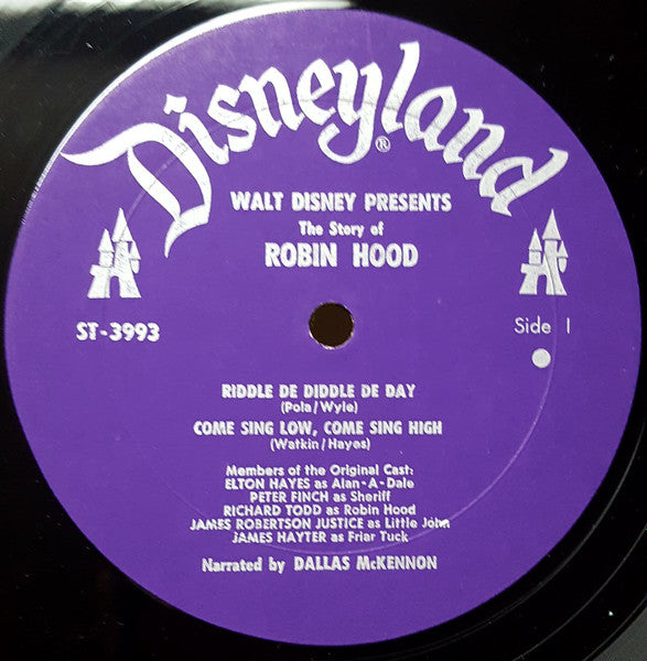 Dal McKennon : The Story Of Robin Hood (LP, Mono, RE)