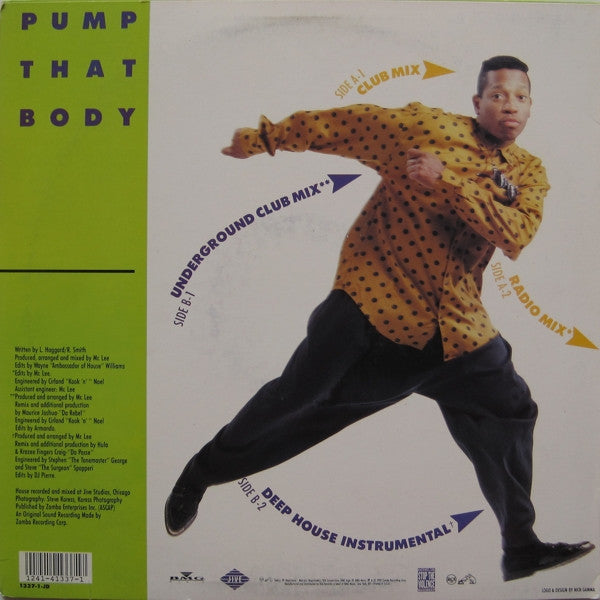Mr. Lee : Pump That Body (12", Promo, Bla)
