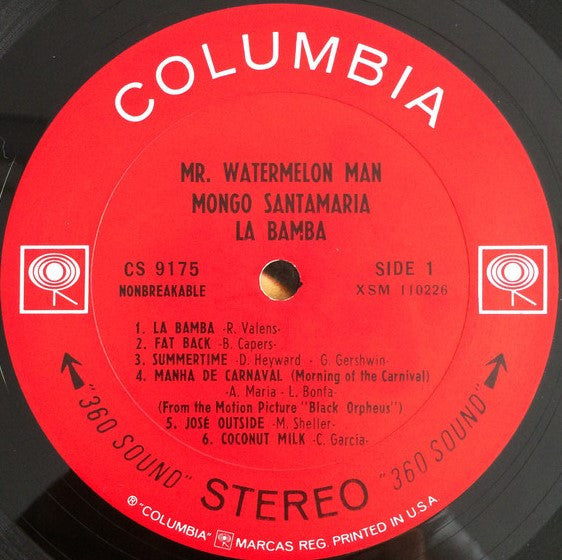 Mongo Santamaria : La Bamba (LP, Album)