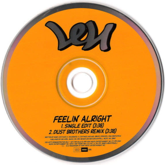 Len : Feelin' Alright (CD, Single, Promo)