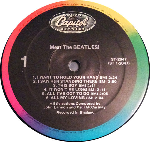 The Beatles : Meet The Beatles! (LP, Album, RP, Rai)