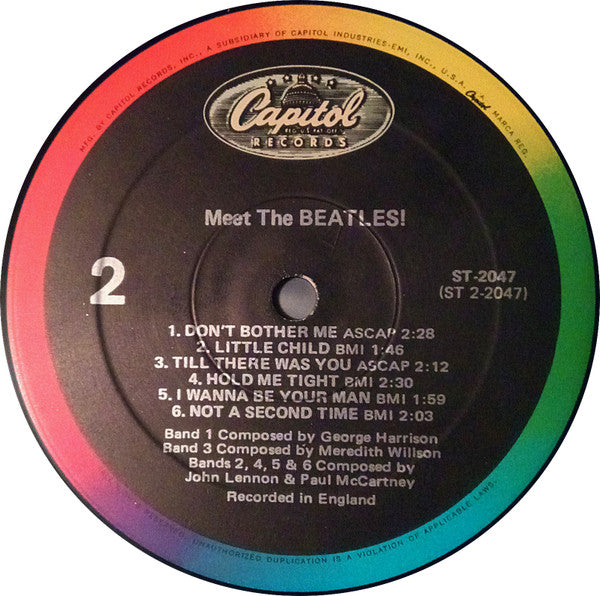 The Beatles : Meet The Beatles! (LP, Album, RP, Rai)