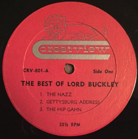 Lord Buckley : The Best Of Lord Buckley (LP, Comp, Mono, Scr)