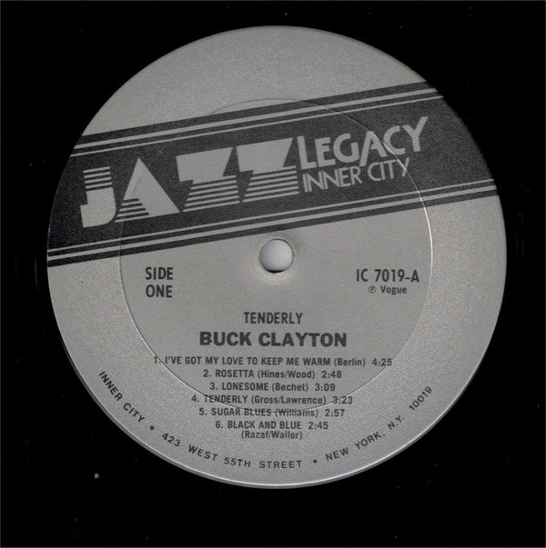 Buck Clayton : Tenderly (LP, Album, RE)