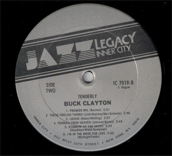 Buck Clayton : Tenderly (LP, Album, RE)