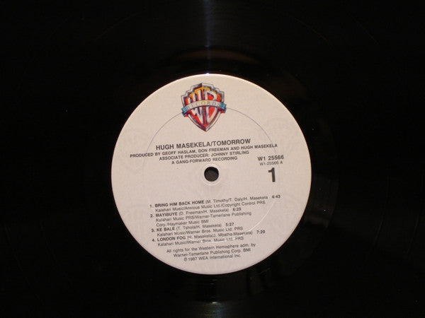 Hugh Masekela : Tomorrow (LP, Album)