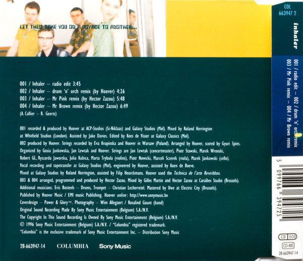 Hoover : Inhaler (CD, Maxi)