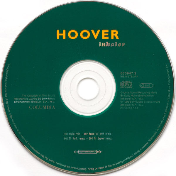 Hoover : Inhaler (CD, Maxi)