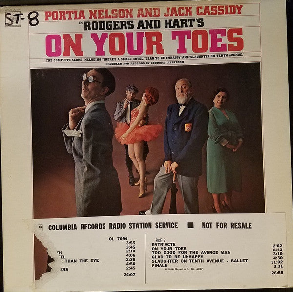 Portia Nelson And Jack Cassidy In Rodgers & Hart : On Your Toes (LP, Mono, Promo, RE)
