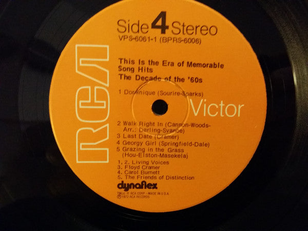Various : This Is The Era Of Memorable Song Hits: The Decade Of The 60's (2xLP, Comp)