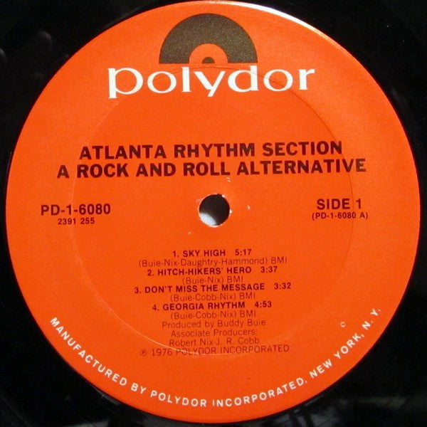 Atlanta Rhythm Section : A Rock And Roll Alternative (LP, Album, Ter)