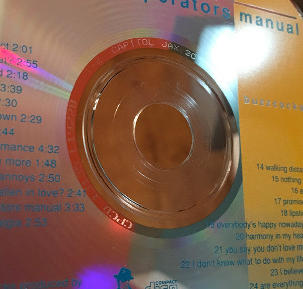 Buzzcocks : Operators Manual Buzzcocks Best (CD, Comp)