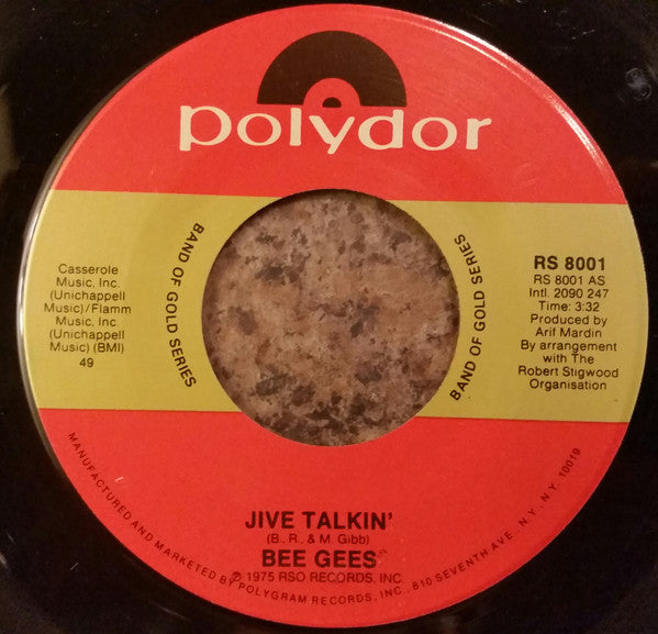 Bee Gees : Jive Talkin'  (7", Single, RE)