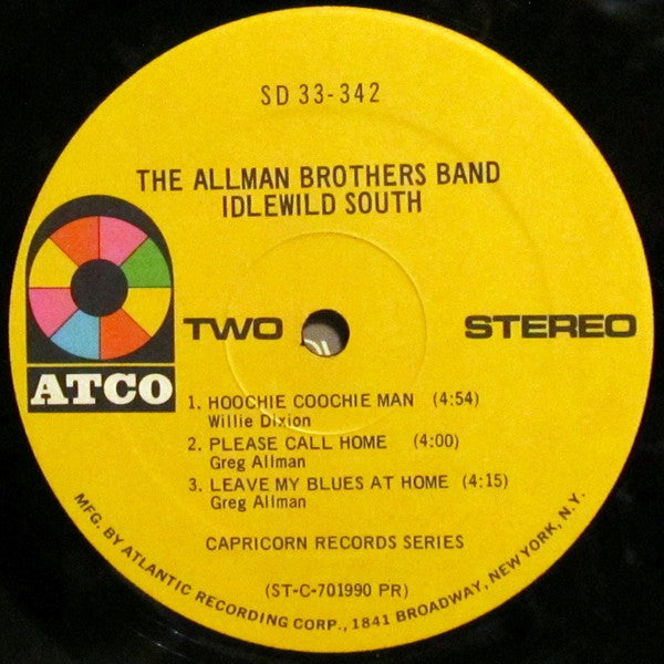 The Allman Brothers Band : Idlewild South (LP, Album, RP, PR )