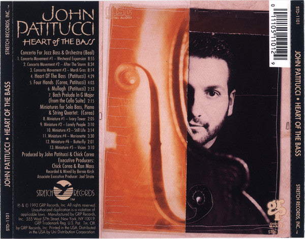 John Patitucci : Heart Of The Bass (CD, Album)