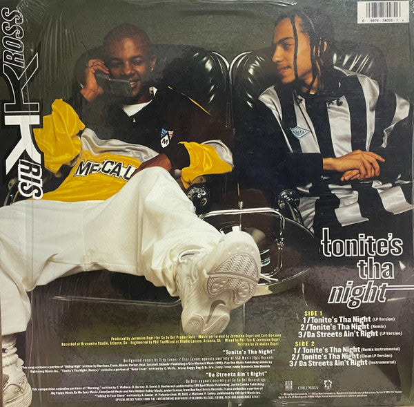 Kris Kross : Tonite's Tha Night (12")