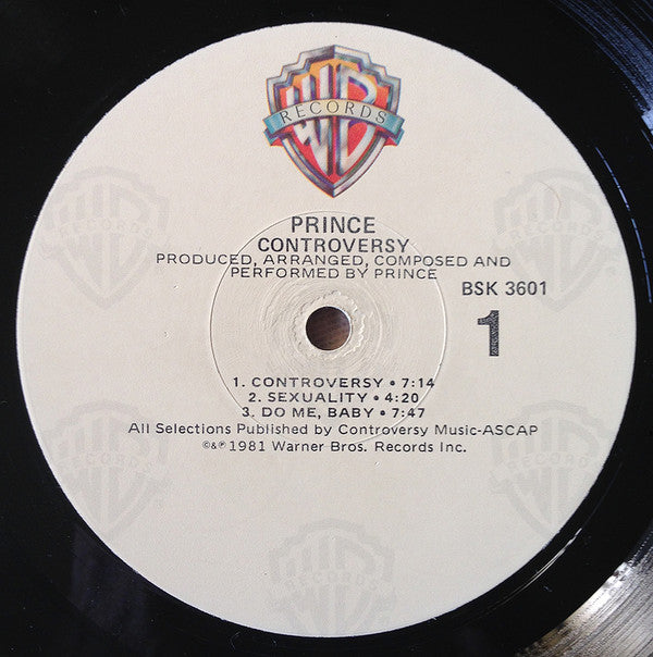 Prince : Controversy (LP, Album, RE, Jac)