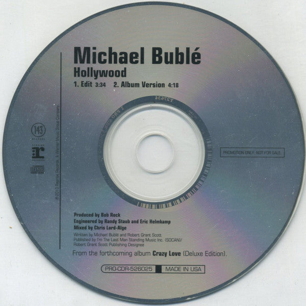 Michael Bublé : Hollywood (CD, Single, Promo)