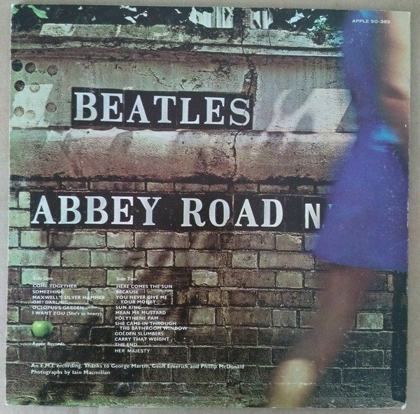 The Beatles : Abbey Road (LP, Album, Jac)