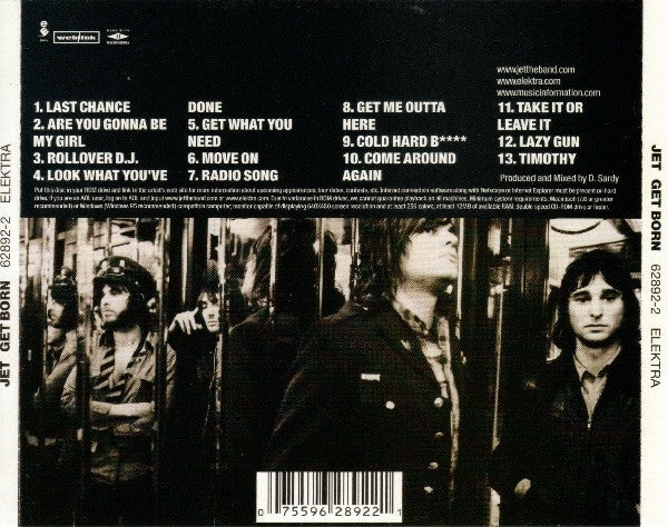 Jet (2) : Get Born (CD, Album, Enh, Com)