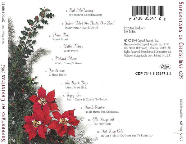 Various : Superstars Of Christmas 1995 (CD, Comp)