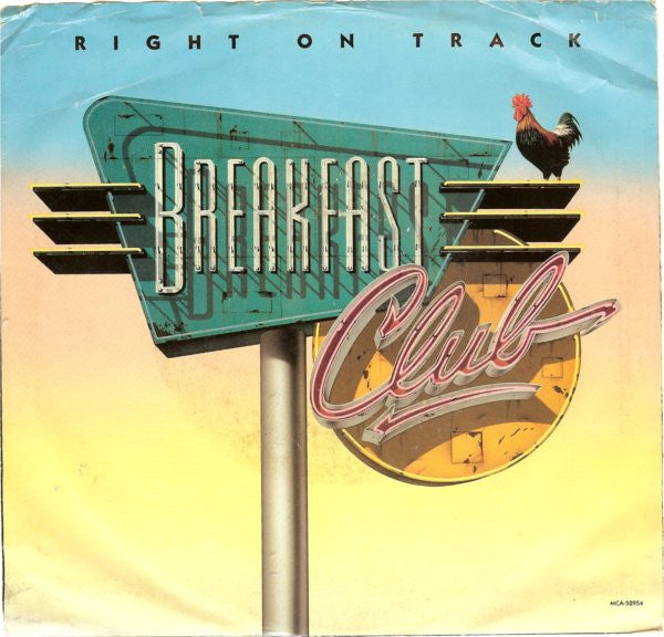 Breakfast Club : Right On Track (7", Single, Pic)