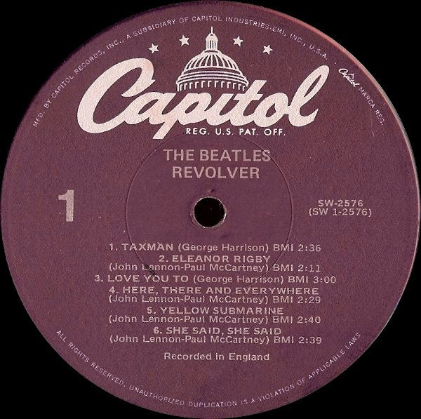 The Beatles : Revolver (LP, Album, RE, Pur)