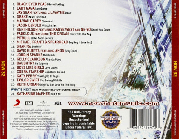 Various : Now That's What I Call Music! 32 (CD, Comp)