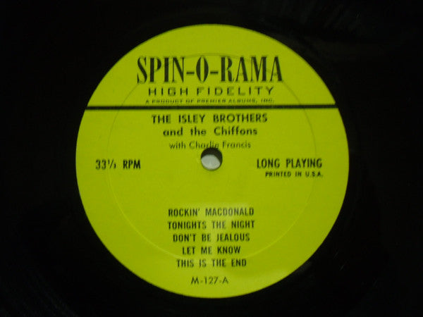 The Isley Brothers, The Chiffons, Charlie Francis (4) : Starring The Isley Brothers And The Chiffons (LP, Album, Comp, Mono)