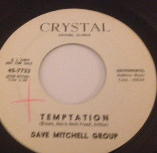 Dave Mitchell Group : Temptation / Where Or When (7", Single, Promo)