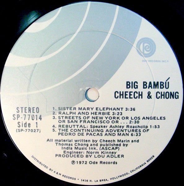 Cheech & Chong : Big Bambú (LP, Album, Ter)