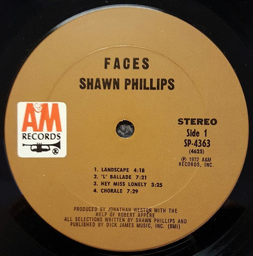 Shawn Phillips (2) : Faces (LP, Album, Pit)