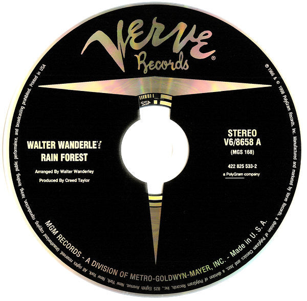 Walter Wanderley : Rain Forest (CD, Album, RE, RM, Dig)