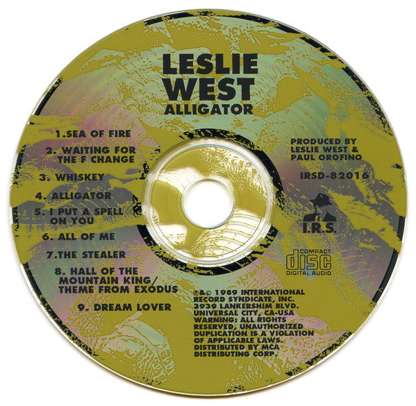 Leslie West : Alligator (CD, Album)