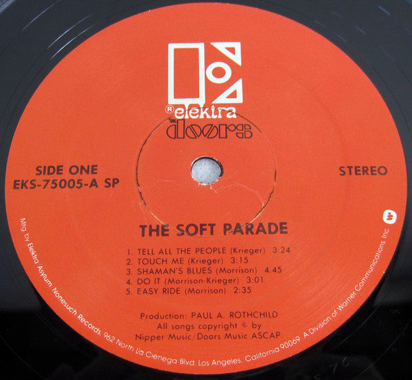 The Doors : The Soft Parade (LP, Album, RE, RP, SRC)