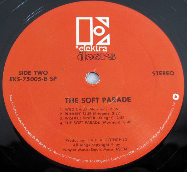 The Doors : The Soft Parade (LP, Album, RE, RP, SRC)