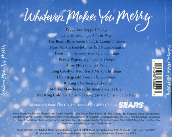 Various : Whatever Makes You Merry (CD, Comp)